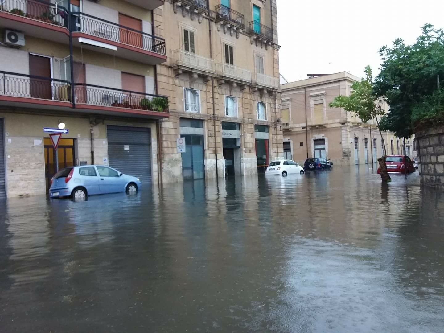 Siracusa, Maltempo: disagi e allagamenti in diverse zone della città