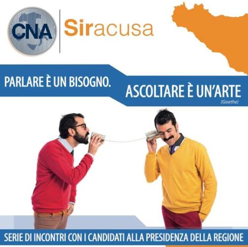 CNA Siracusa. Continua il confronto con i candidati alla presidenza della Regione Siciliana: tocca a Giancarlo Cancelleri e Nello Musumeci
