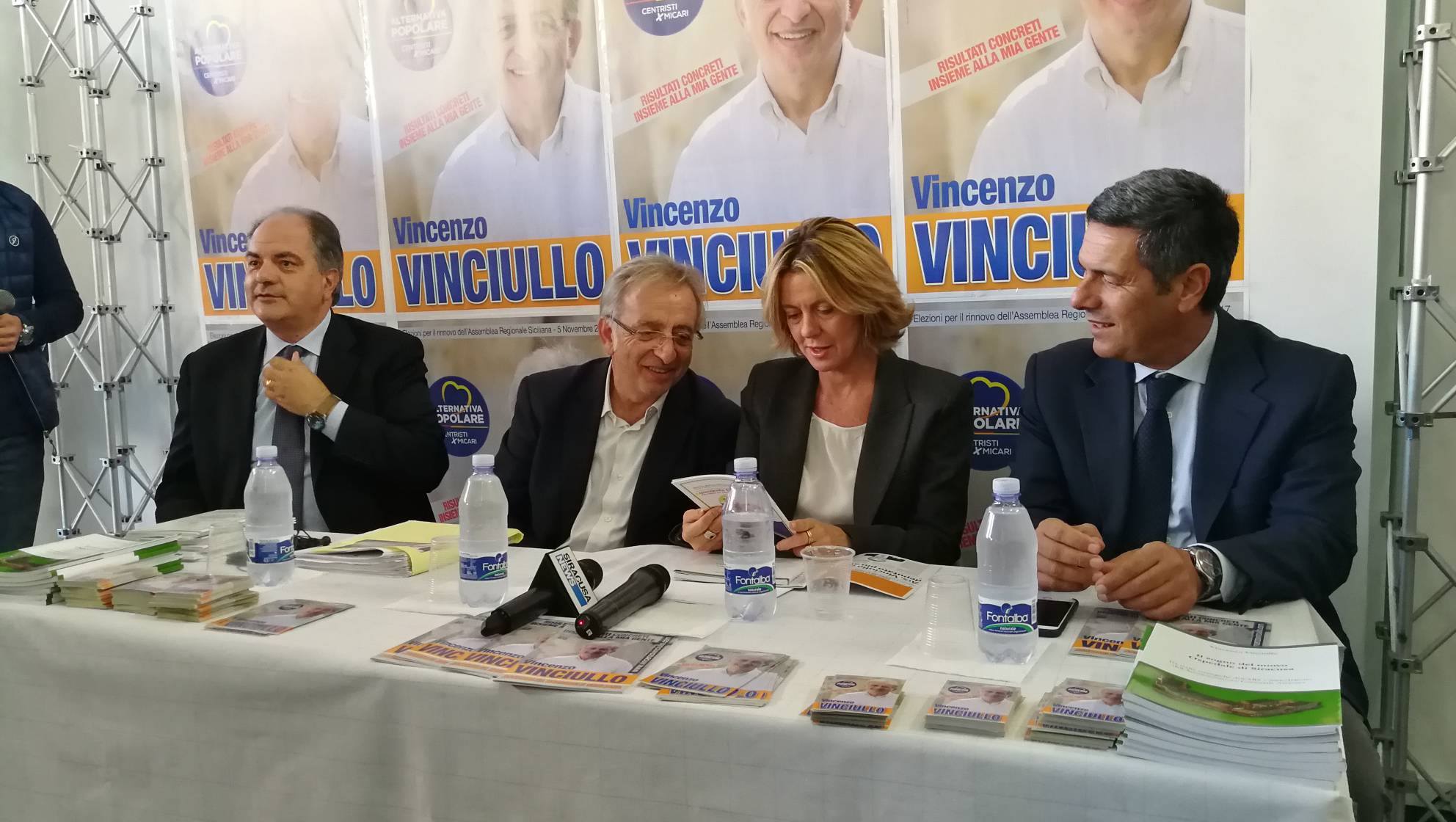 Siracusa. Il Ministro della Salute Lorenzin al comitato elettorale di Vinciullo