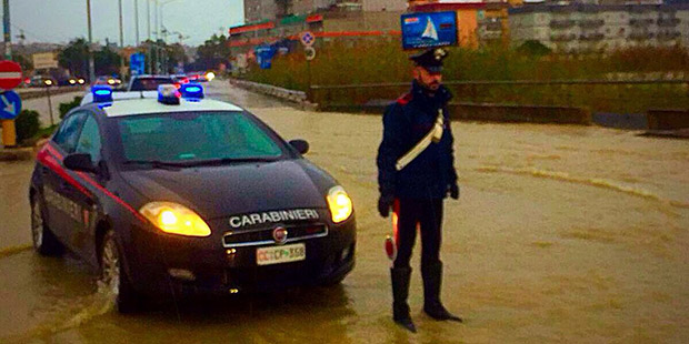 Augusta, maltempo: Carabinieri impegnati in servizi di viabilità e soccorso agli utenti della strada