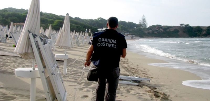 Noto, la Guardia costiera sequestra uno stabilimento balneare