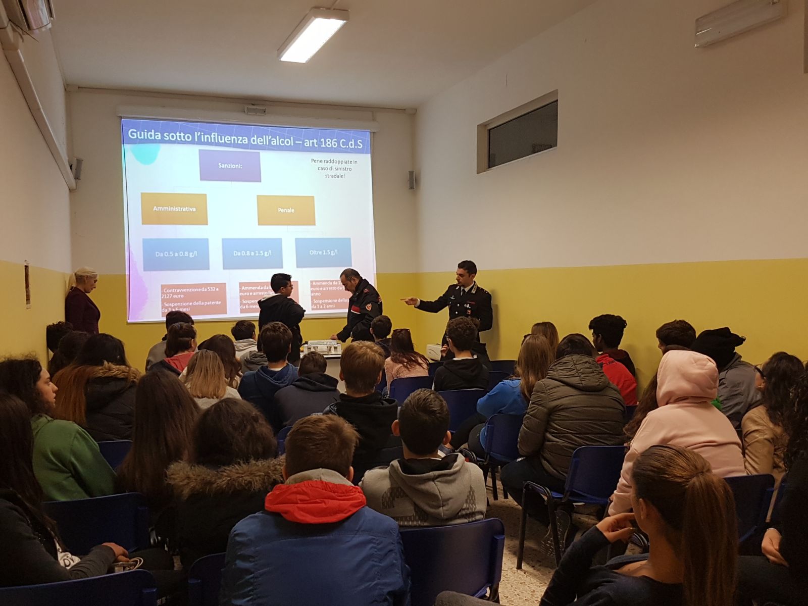 Siracusa. I carabinieri incontrano gli studenti dell’Istituto Federico II° di Svevia