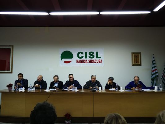 Fp Cisl Ragusa Siracusa. Ieri consiglio generale nel salone “Giulio Pastore” di via Arsenale