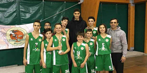 Virtus Augusta Basket, gli atleti under 13 si aggiudicano il Torneo di Natale “Città di Colleferro”