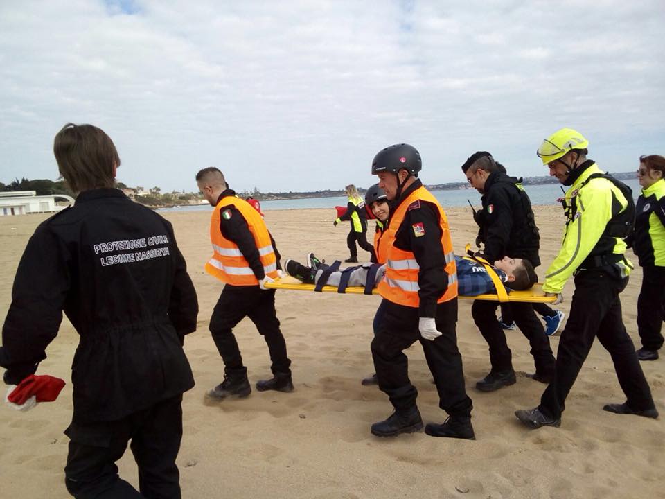 Siracusa. Protezione civile Legione Nassirya, oggi esercitazione di primo soccorso
