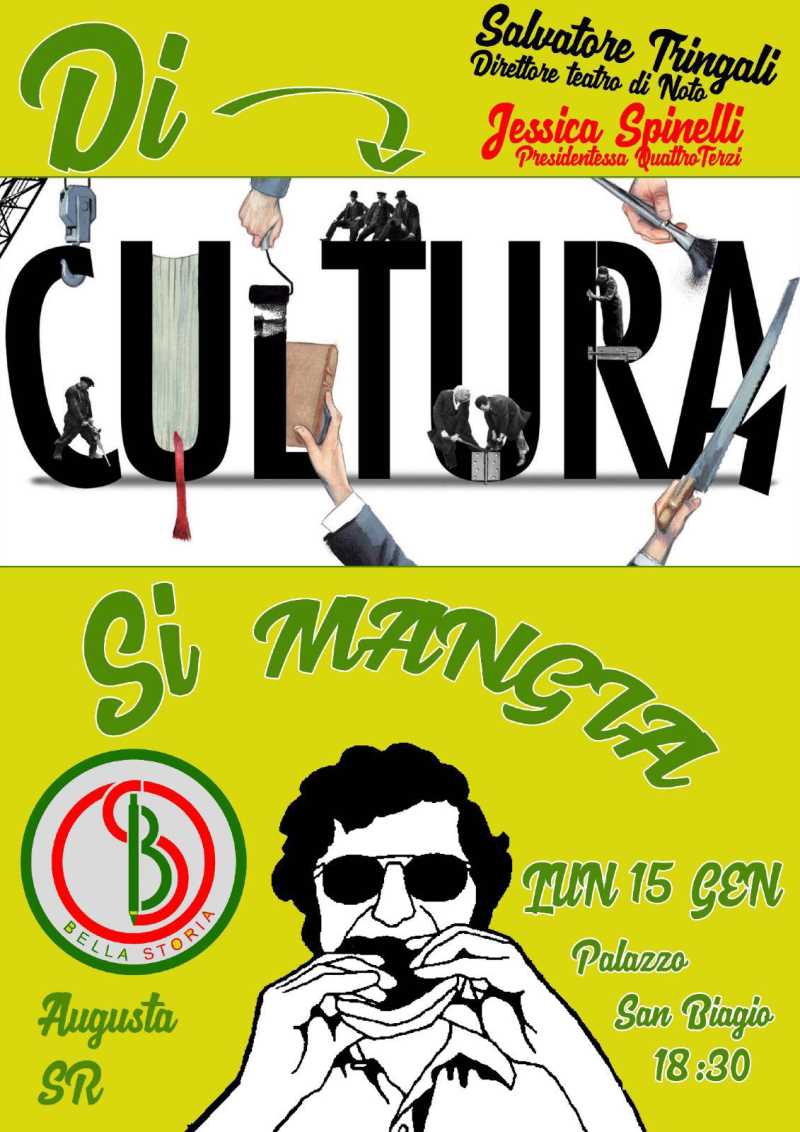 Augusta. “Di cultura si mangia”, oggi il convegno promosso dall’associazione Bella Storia