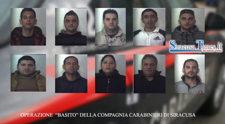 Operazione antidroga tra Siracusa e Floridia, 10 arresti. Il VIDEO