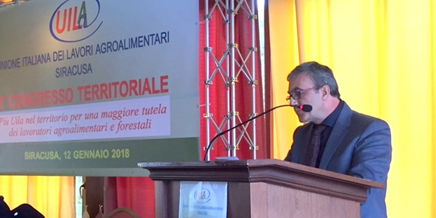 Siracusa: Di Pietro riconfermato al vertice della segreteria provinciale della Uila