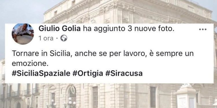 La iena Giulio Golia in visita a Siracusa: “Tornare, anche se per lavoro, è sempre un’emozione”