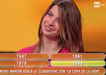 Giulia mamma siracusana a “L’Eredità” la trasmissione televisiva di Rai1