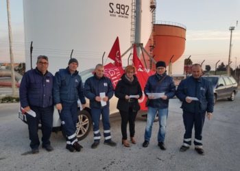 Filt Cgil Siracusa, manifestazione alle portinerie Isab Sud per i “10 giorni dell’autista”