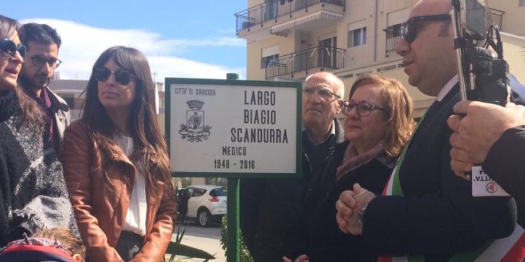Siracusa, intitolata una rotatoria al medico Biagio Scandurra
