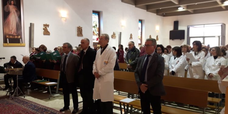 Siracusa. Celebrato questa mattina il precetto pasquale all’ospedale Umberto I