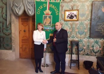 Siracusa. Visita dell’ambasciatrice britannica, Jill Morris a Palazzo Vermexio