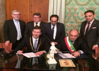 Siracusa e Würzburg, questa mattina la firma del patto di amicizia a Palazzo Vermexio