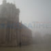 Siracusa. Effetto nebbia in piazza Duomo: la Cattedrale scompare