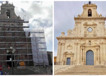 Palazzolo Acreide. Conclusi i lavori di ripristino della facciata della Chiesa di San Sebastiano