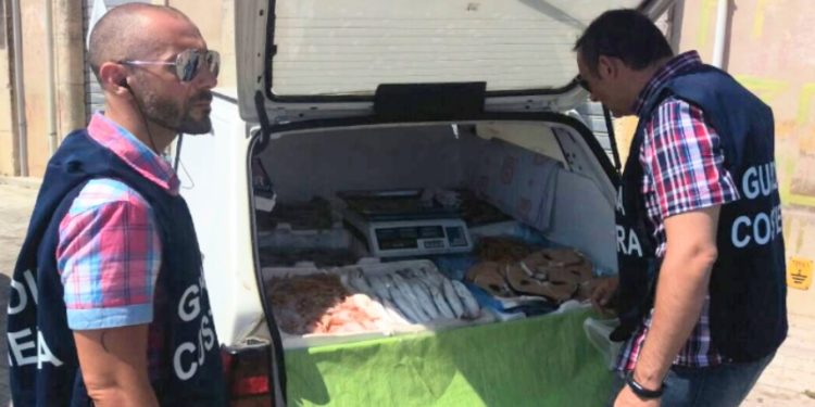 Siracusa, controlli della Guardia Costiera: multato il proprietario di una pescheria