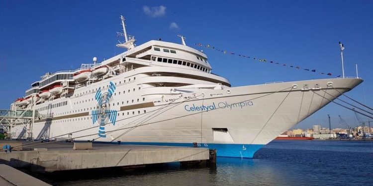 Siracusa, alla banchina 3 arriva Holympia: la nave ammiraglia della Celestyal Cruise