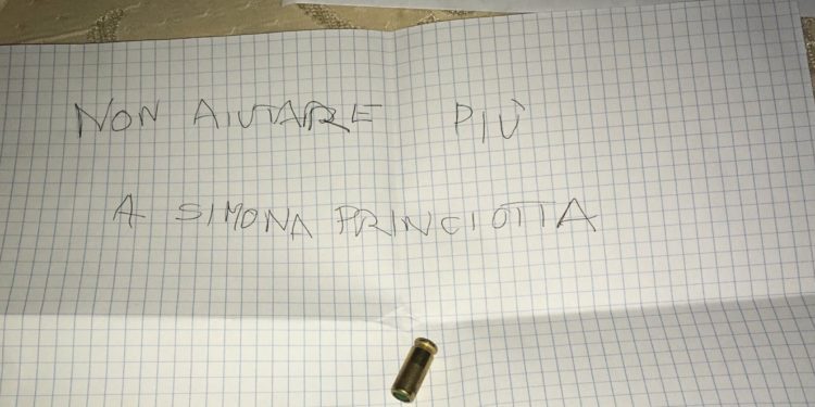 Cartuccia per un collaboratore della consigliera Princiotta