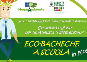 Augusta, “Eco-Bacheche a Scuola”: sabato 26 opere d’arte green in mostra alla Villa Comunale