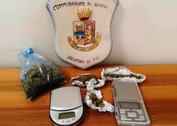 Lentini, sorpreso con marijuana pronta allo spaccio: denunciato un 21enne