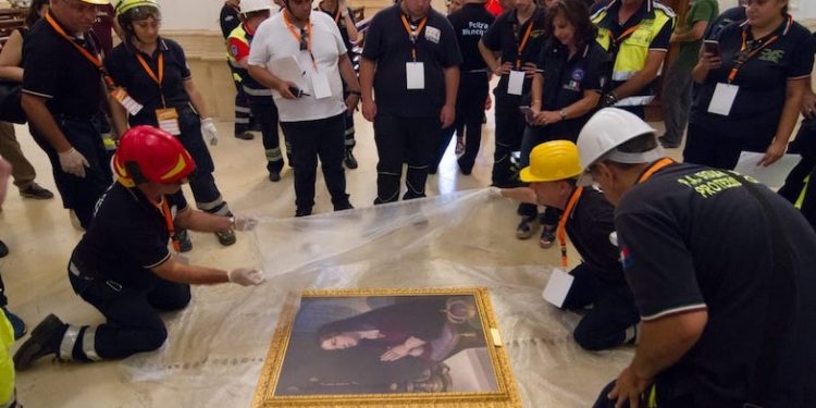 Noto, recupero dei beni culturali in caso di calamità: esercitazione della Protezione Civile