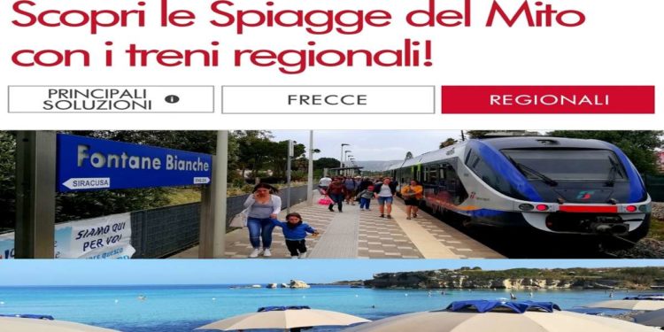 Siracusa. Fontane Bianche, tra le cinque località balneari promosse da Trenitalia