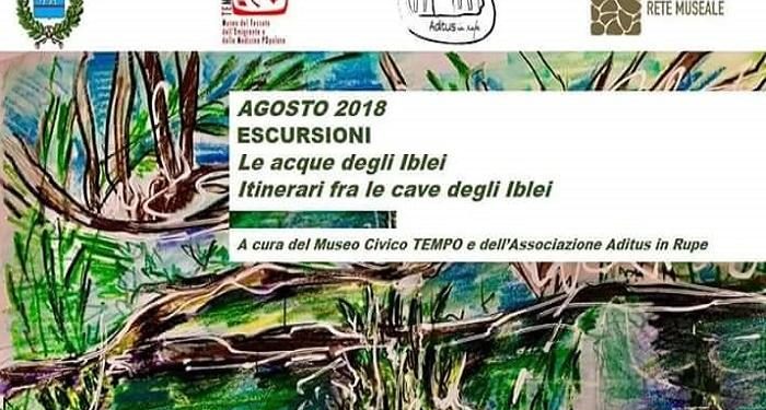 Canicattini Bagni. “Le acque degli Iblei”, le escursioni del mese agosto curate dal Museo Tempo