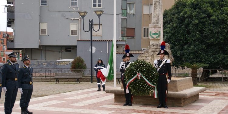 Priolo Gargallo. Strage di Nassirya, commemorazione e deposizione della corona