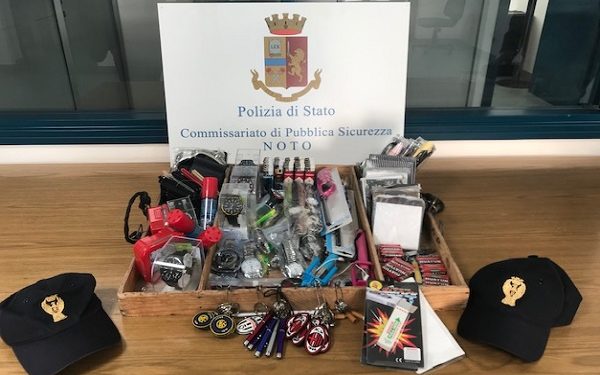 Noto. Abusivismo commerciale, merce sequestrata ad un venditore ambulante