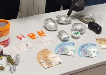 Marijuana sequestro solarino