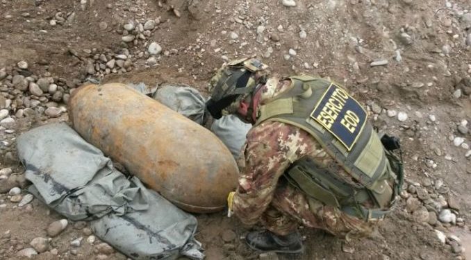 Palazzolo. Concluse le operazioni di bonifica e brillamento dell’ordigno bellico rinvenuto in contrada Bibbia