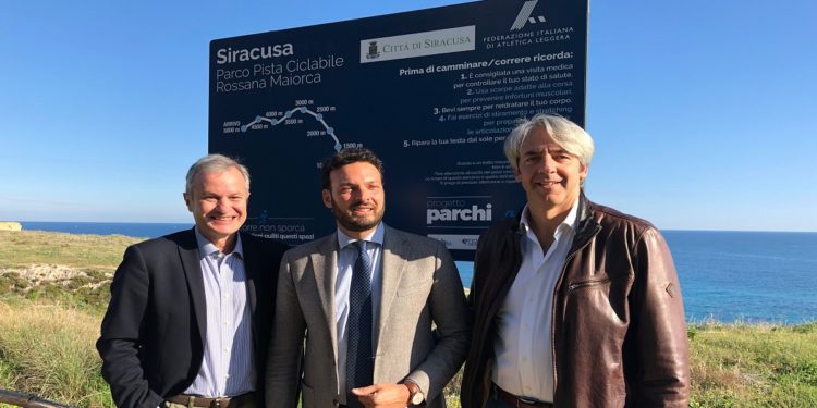 Siracusa. Consegnata alla Fidal un tratto della pista ciclabile Rossana Maiorca