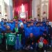 Il Siracusa Calcio rende omaggio alla Patrona Santa Lucia al Santuario