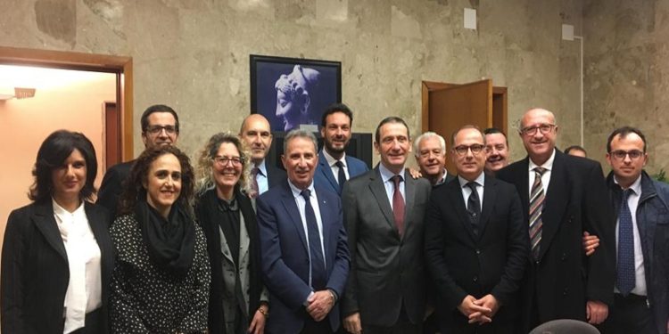 Canicattini Bagni. Il saluto dei sindaci al prefetto Giuseppe Castaldo trasferito a Pisa