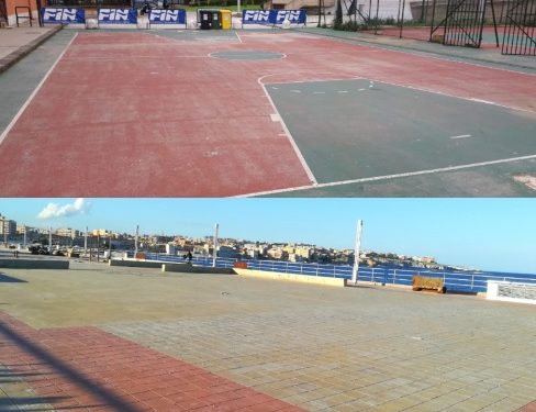Siracusa. Terrazza del “Talete” abbandonata, il consigliere Gradenigo propone di trasformarla in un campo da basket
