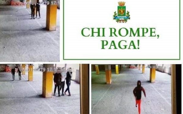 Siracusa, atti vandalici al parcheggio Talete, individuati i responsabili