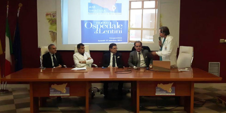 Lentini, il Commissario Straordinario dell’Asp Lucio Ficarra in visita all’Ospedale