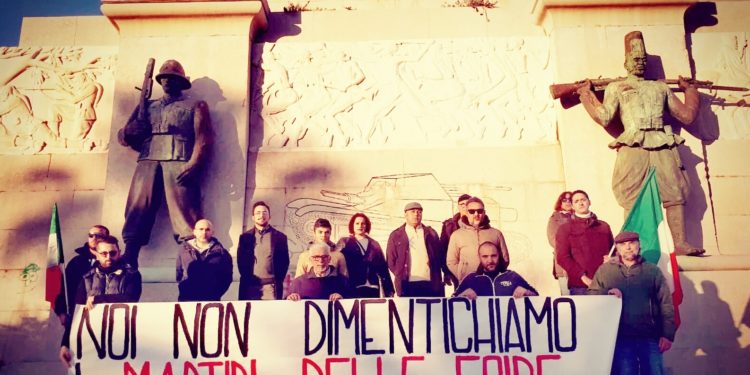 Siracusa. CasaPound commemora le vittime della Foibe in dieci città siciliane
