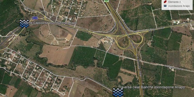 Maltempo a Siracusa, esonda l’Anapo: la Protezione Civile chiude due tratti stradali