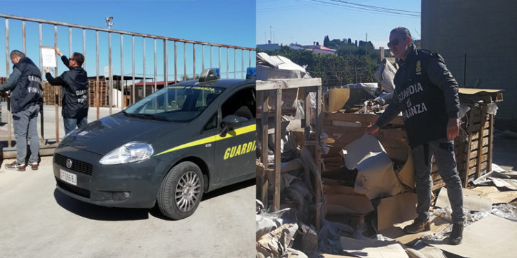 Rosolini, azienda abusiva di pallet sequestrata dalla Guardia di Finanza: denunciato il titolare