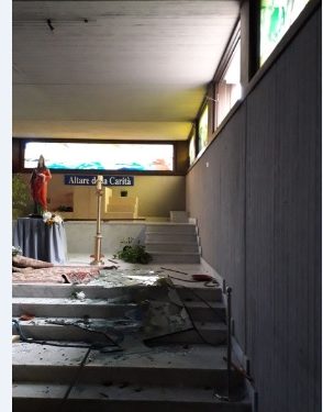 Maltempo a Siracusa, danni al Santuario della Madonna delle Lacrime. Le FOTO