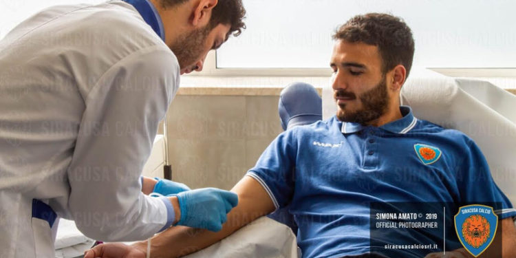 Siracusa calcio, avviata la collaborazione con Avis per la campagna di sensibilizzazione sulla donazione del sangue