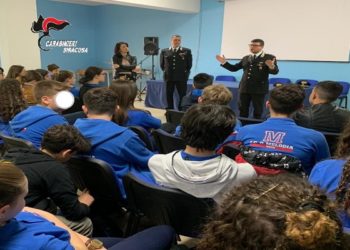 Noto. Educazione alla legalità, ieri l’incontro dei Carabinieri con gli studenti del “Melodia”