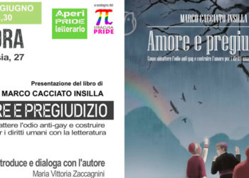 Siracusa, #AperiPrideLetterario: domani la presentazione del libro di Marco Cacciato Insilla “Amore e pregiudizio”
