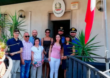 Melilli, progetto “Legalità, bullismo e disabilità”: giovani in visita alla Caserma dei Carabinieri