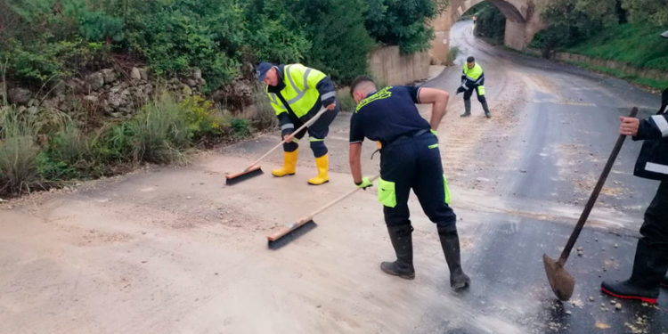 Noto, danni maltempo. Ieri pomeriggio il sopralluogo in contrada Stafenna: avviati contatti con Anas