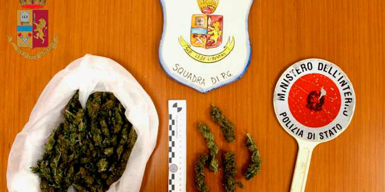 Lentini, deteneva 103 grammi di marijuana: denunciato dalla Polizia