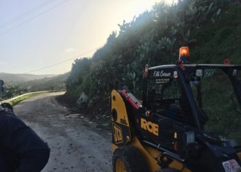 Buccheri. Lavori di manutenzione sulla Sp5 dopo il crollo di una parte della carreggiata